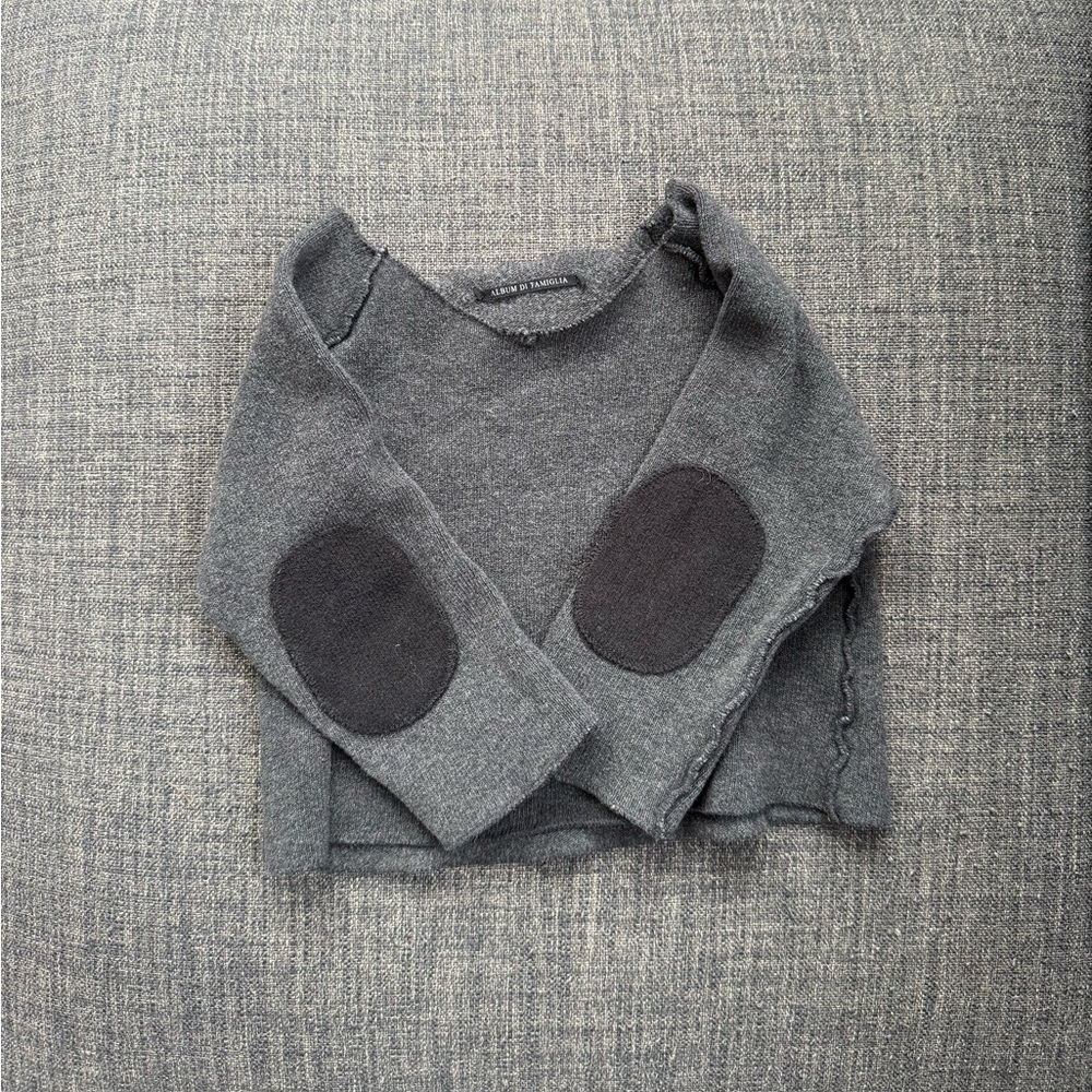 Album di Famiglia Newborn Grey Sweater